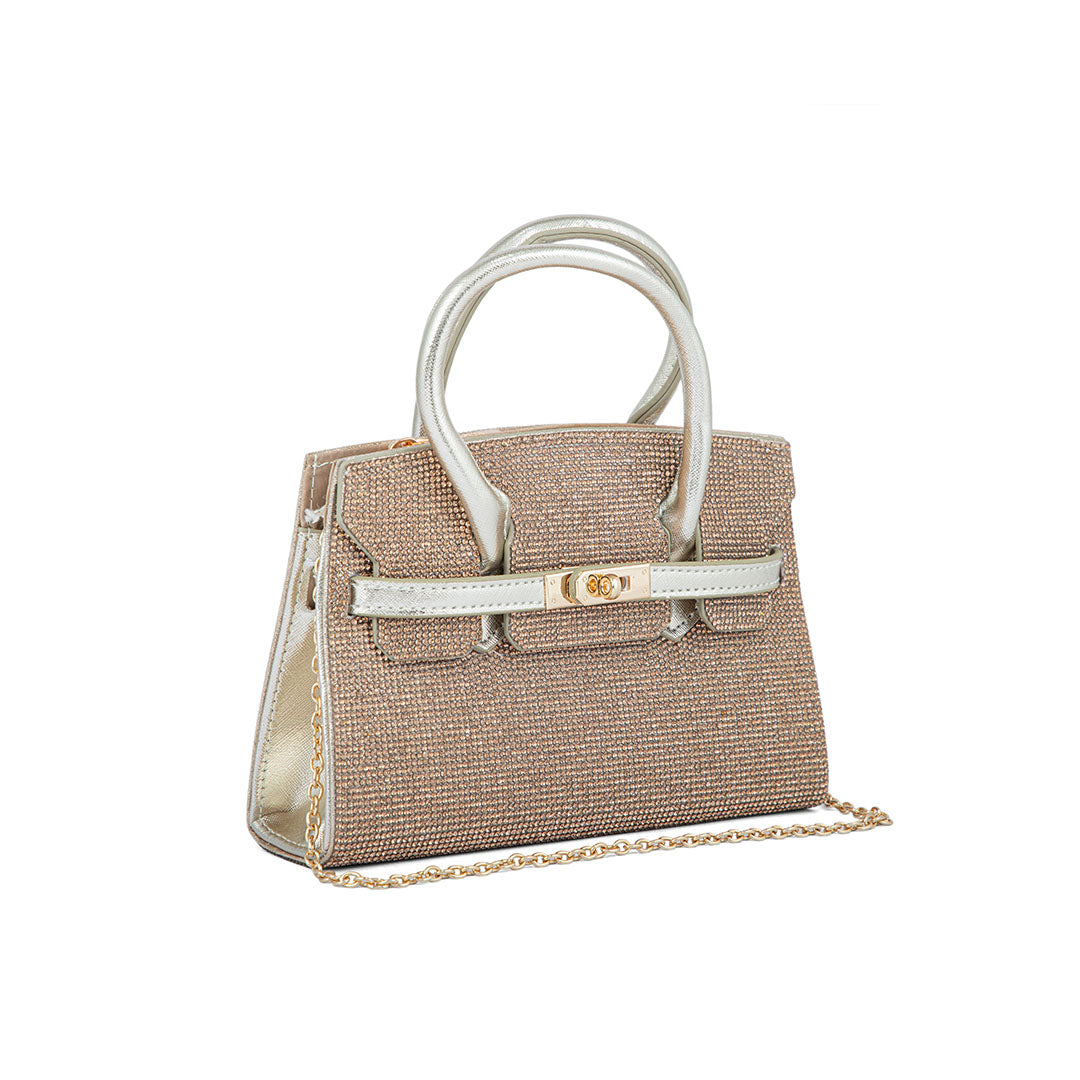 Gloria Vault Luxe Metallic Shoulder Bag