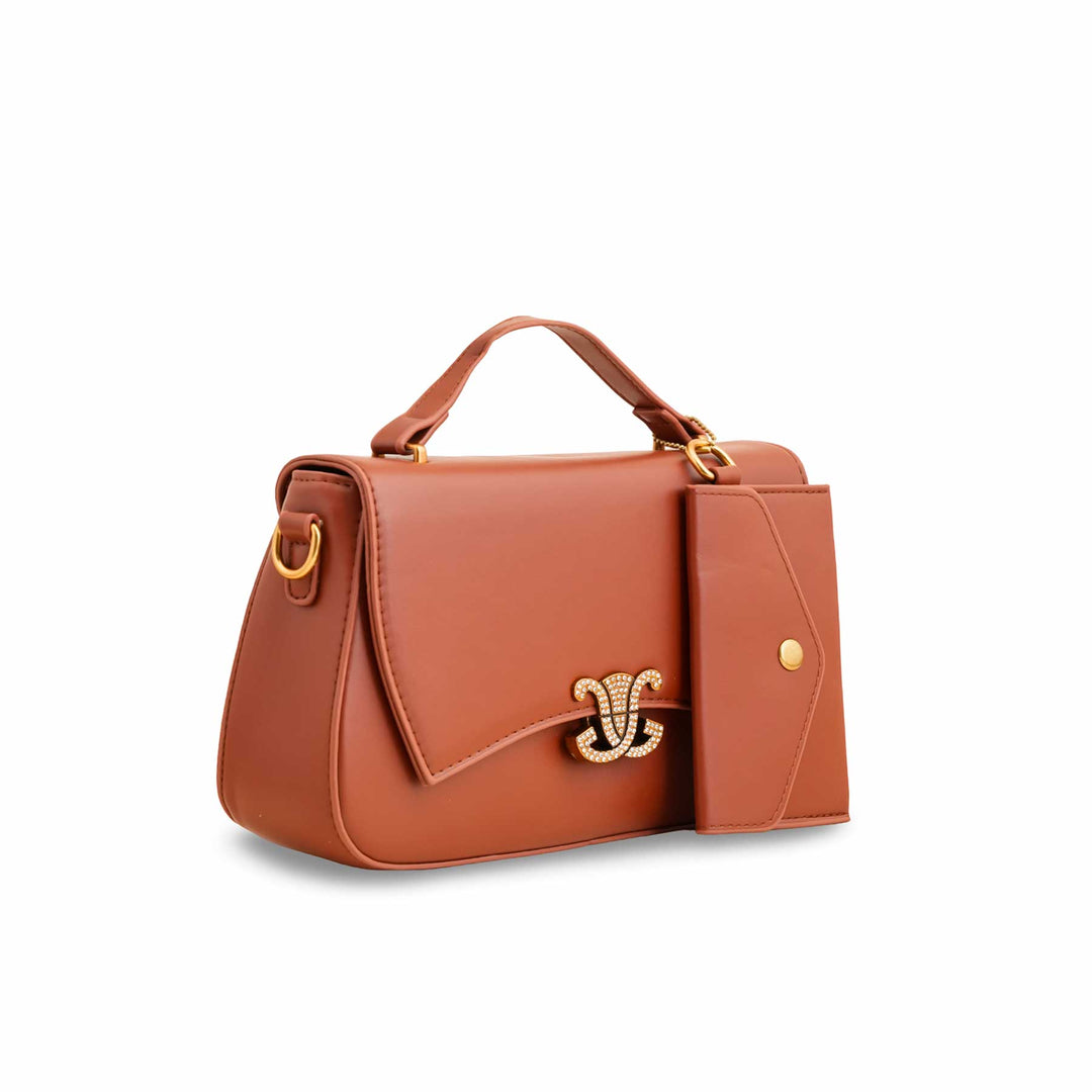 Gloria Vault Classic Amber Luxe Shoulder Bag