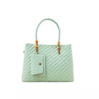 Gloria Vault Mint Quilted Everyday Handbag