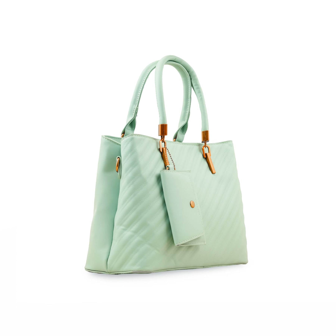 Gloria Vault Mint Quilted Everyday Handbag