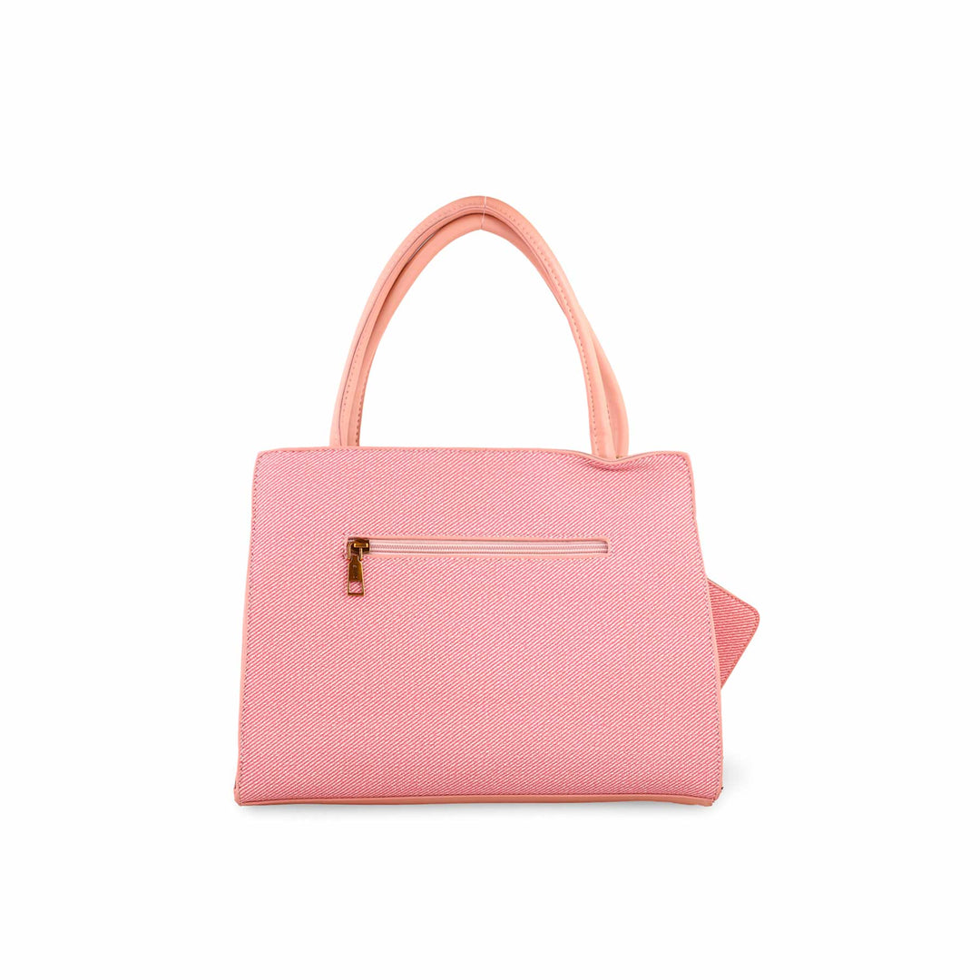 Gloria Vault Blush Charm Tote Handbag
