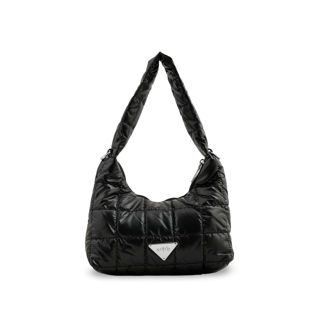 Gloria Vault Noir Quilted Shoulder Hobo